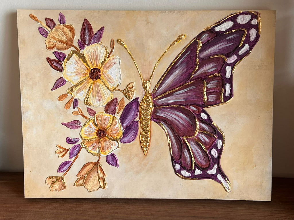 🎨 Curso: “Mariposa en Relieve”