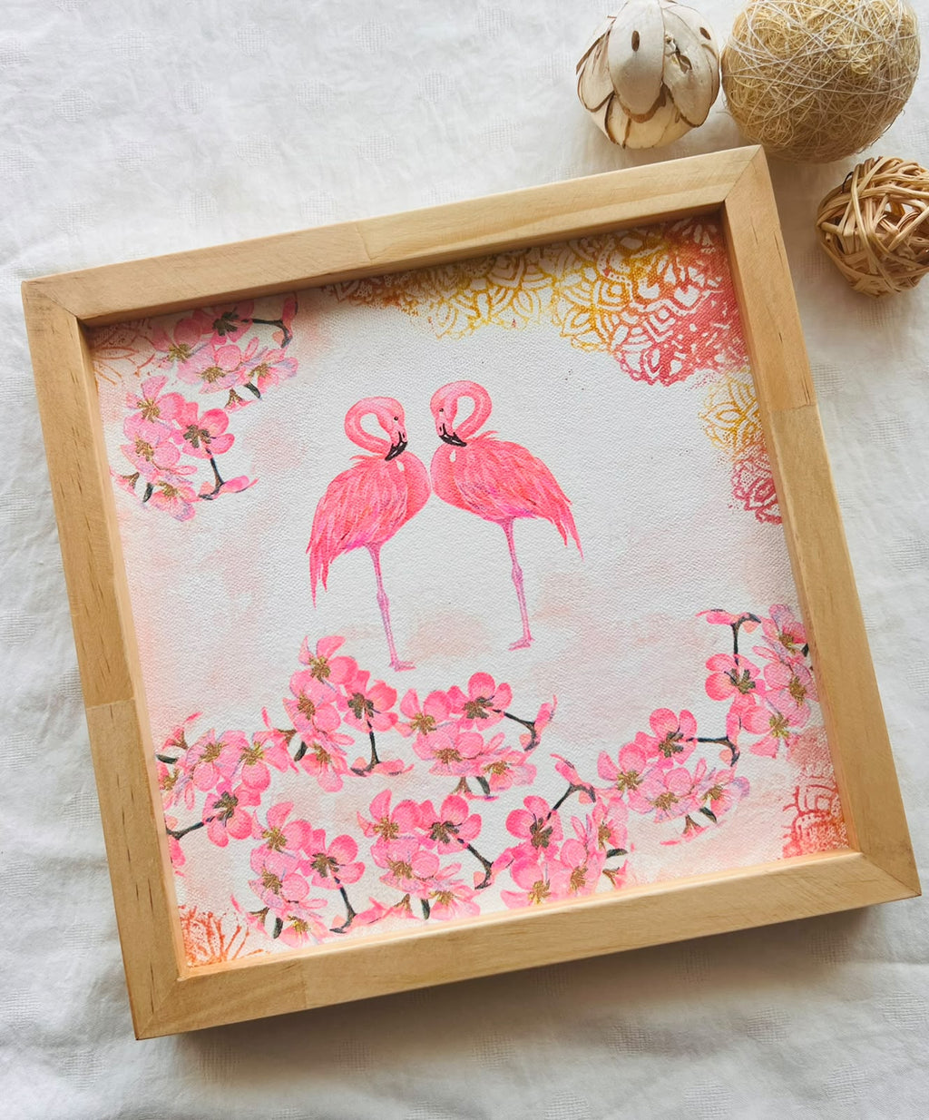🦩 FLAMENCOS ENTRE FLORES